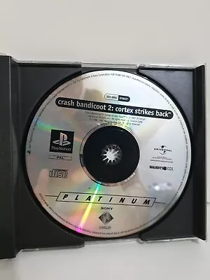 Crash Bandicoot 2 Cortex Strikes Back Disc Only - PS1 Working And Tested  • £7.95