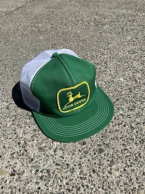 Vtg John Deere Trucker Hat With Snapback Made In USA By K-Products INC • $44.95