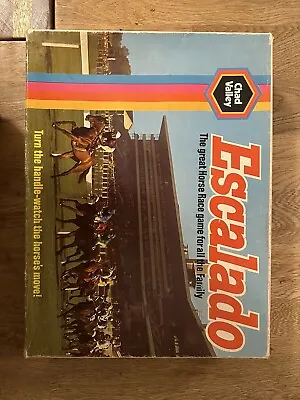 Vintage 1970s Escalado Chad Valley Racing Set With Lead Horses  • £0.99