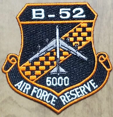 B-52 Stratofortress Bomber Air Force Reserve 5000 Hours Usaf Patch Color Flight • $6.99