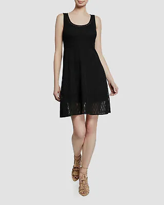 Missoni Black Knit Sleeveless Dress  With Under Slip Size 40 • $74.95