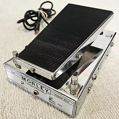 1973 Morley Power Wah Fuzz PWF Silver Vintage Guitar Effects Pedal • $325