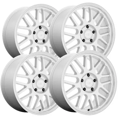 (Set Of 4) Motegi MR144 M9 18x8.5 5x112 +42mm Silver Wheels Rims 18  Inch • $892