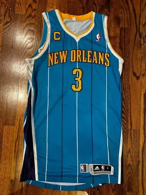 2010-11 CHRIS PAUL NEW ORLEANS HORNETS GAME WORN USED Jersey MEARS LOA Pelicans • $2189.79