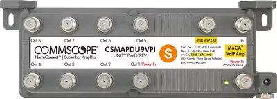 Commscope CSMAPDU9VPI Cable Amplifier 9 Port HomeConnect Passive VoIP Amplifier • $38.75