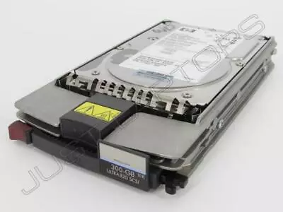 Genuine HP 300GB 3.5  10K Ultra320 SCSI Hard Disk Drive HDD W/ Caddy 351126-001 • £33.95