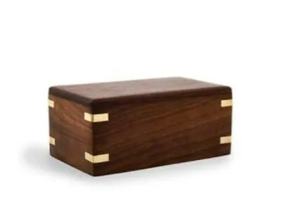 Cremation Urn For Pet Cats Dogs Keepsake Ashes Burial Memorials Wood Funeral Box • $23.92