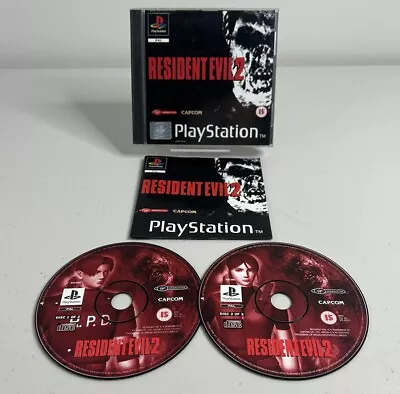 Resident Evil 2 - Playstation 1 (PS1 1998) - Complete W/Manual - PAL - VGC • $99.95