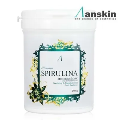 ANSKIN Modeling Mask Premium 240g #Spirulina Jelly Rubber Masks KOREA MADE • $28.98