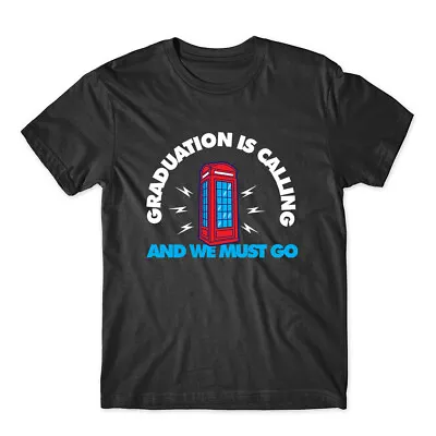 Graduation Is Calling London Calling Booth Funny Educational Tshirt • £9.99