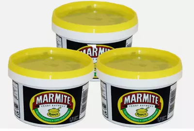 Marmite Yeast Extract Vegan Spread 3 X 600 G Tub • £25.99