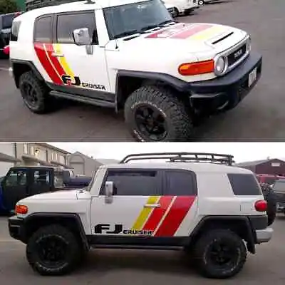 FJ Cruiser Side Decal & Bonnet Retro Styling • $349