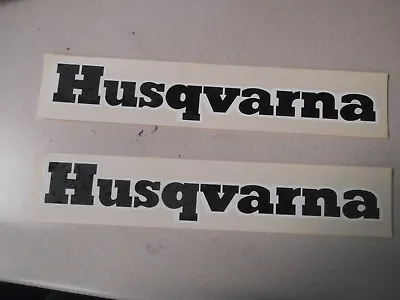 NOS Vintage Husqvarna Husky Motorcycle Motocross MX Sticker Decal Graphic Qty 2 • $76.92