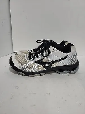 Mizuno Wave Bolt 7 Black/ White Volleyball Womens 8.5 Shoes • $24.99