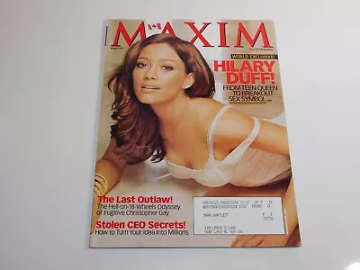 August 2007 Maxim #116 Hilary Duff Sex Symbol Cover Poster Of Kat Von D Inside • £5.63