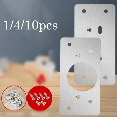 Easy Fix For Damaged Hinges Hinge Side Plate Repair Kit Long • £23.03