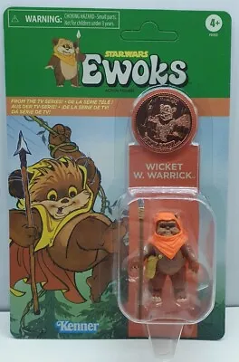 Ewoks Wicket W Warrick Vintage Collection Star Wars 2.5  Figure 2023 NIB Coin • $45