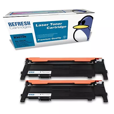 Refresh Cartridges Black CLT-P4072B/ELS Toner Twin Pack Compatible With Samsung  • £32.47