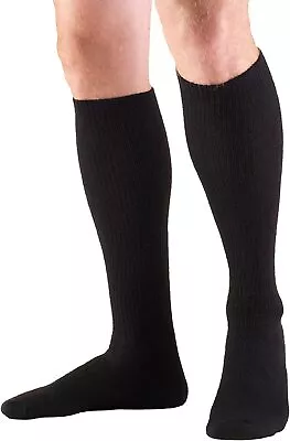 SportsLine Unisex Performance Socks Knee High 15-20mmHg Black Large By VENOSAN • $19.76