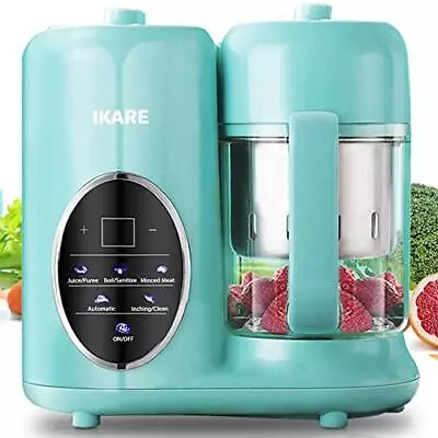 Baby Food Maker- IKARE 8 In 1 Self Clean Baby Food Processor Blender Grinder Ste • £53.54