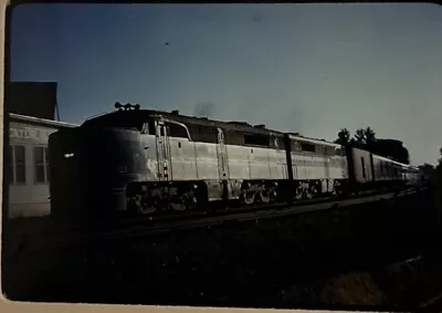 Vtg 35mm Slide Wabash Railroad Train Yard Diesel Engine Echtachrome • $3.99