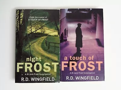 R. D. Wingfield; A Touch Of Frost/Night Frost Crime Paperbacks Corgi Books Lot • £4.99