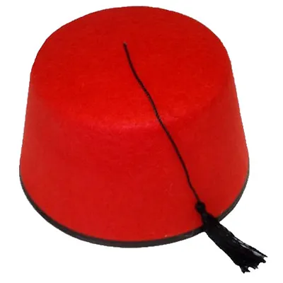 Adults Fez Hat Arabian Fancy Dress Turkish Aladdin Russian Arab Bulk Wholesale • £4.75