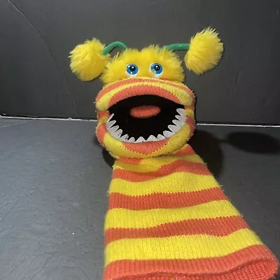 The Puppet Company Sockette Knitted Hand Glove Sock Puppet Pompom Monster .. • $7.99