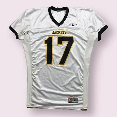 Vintage Randolph Macon Football Game Worn Jersey ODAC Size L D3 • $99.95