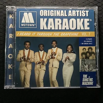 Motown Original Artists Karaoke Vol. 7: I Heard It Through The Grapevine CD • $35