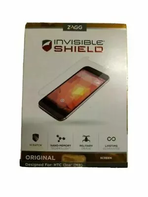 Zagg Scratch Resistant Screen Protector Military Grade For Htc One (m8) - Clear • $3.66