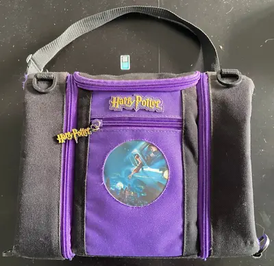 Bag Carry Case Storage Gamecube Game Harry Potter Nintendo Black Purple • £24.62