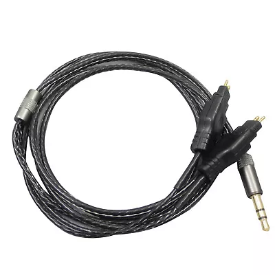 Black Repair Auto Earphone Cable For Sennheiser HD414 HD430 HD650 HD600 HD580 C • $12.64