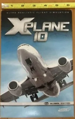 $25 • Buy X-Plane 10 Flight Simulation Ultra Realistic 8 DISC Global Edition DVD ROM 2011
