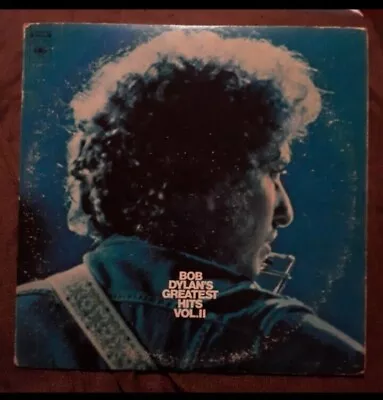 Bob Dylan's Greatest Hits Volume 2 Vinyl Record With Milton Glaser Poster • $150