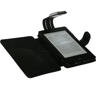 £13.99 • Buy Black Case Cover And Light For Kobo Touch Ereader - With Led Night Reading Lamp