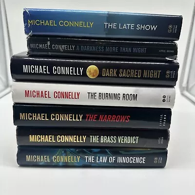RANDOM MIX Lot 7 Michael Connelly HC Book Late Show/Brass Verdict/ Burning Room • $15.18