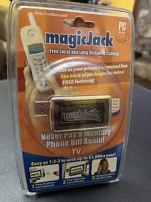 Magic Jack USB PC To Phone Jack A921 Local And Long Distance Calling NEW SEALED • $24