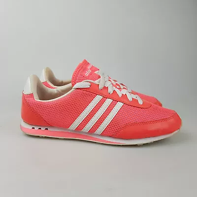 $29.99 • Buy Women's ADIDAS 'Neo Style Racer' Sz 6 US Shoes Pink White | 3+ Extra 10% Off