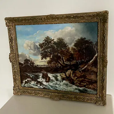 £200 • Buy Vera Spencer Original Oil Painting Dutch Landscape 1946 After Jacob Van Ruisdael