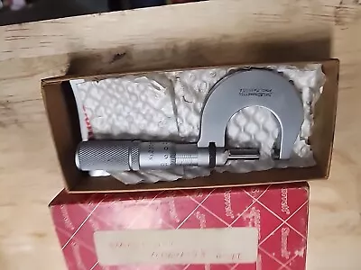 Starrett 230M  No. 230M  Metric 0-25mm Outside Micrometer Satin Chrome With Box • $79.99