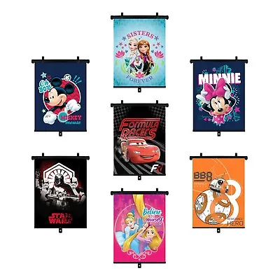 Large Disney Car Window Baby Sun Shades Protectors 36x45cm Minnie Mouse Cars • £14.38