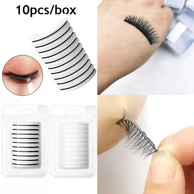 £1.93 • Buy Reusable Self-Adhesive Glue-Free Eyelash Strip False Eyelashes Makeup Tools