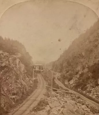 StereoView Photo Card - Crawford Notch White Mountains NH The World Illustrated • $20