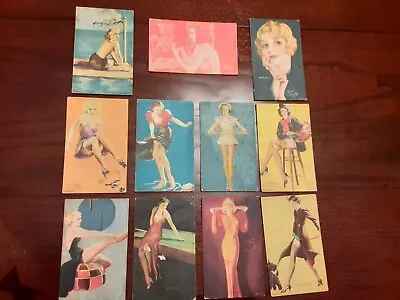 Lot Of (11) Mutoscope Arcade Risque Pin Up Girls Cards • $74.99