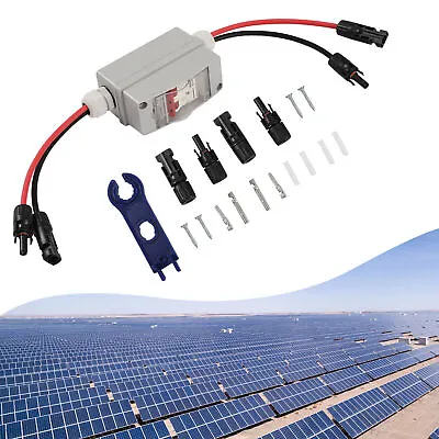 PV Solar Panel Disconnect Switch Waterproof Photovoltaic Circuit Isolator 32Amp • $33.24