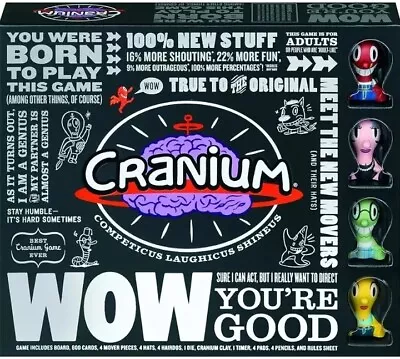 2007 Cranium WOW Funny Strategy Party Board Game For Adults NEW & FACTORY SEALED • $15