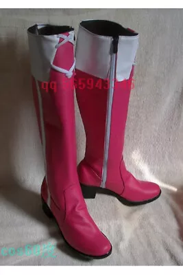 Puella Magi Madoka Magica Kyoko Sakura Magical Girl Cosplay Shoes Boots S008 • $55