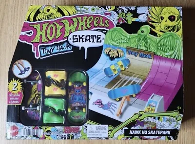 EXCLUSIVE Hot Wheels TONY HAWK HQ SKATEPARK FINGERBOARD HEADQUARTERS Tech Deck • $68.10