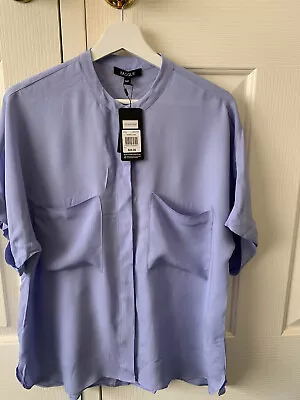  Basque Petites Shirt NWT Size 14 (Blue) • $49.95